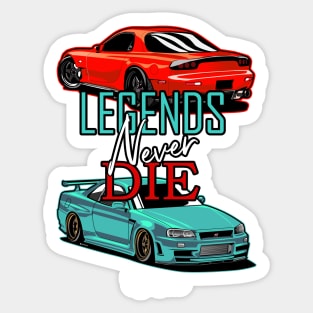 Jdm legends Sticker